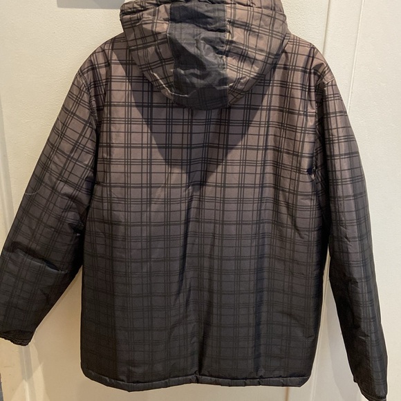 🕕🌠Athletic Works Gray Gradient Hooded Winter Coat - Picture 6 of 15